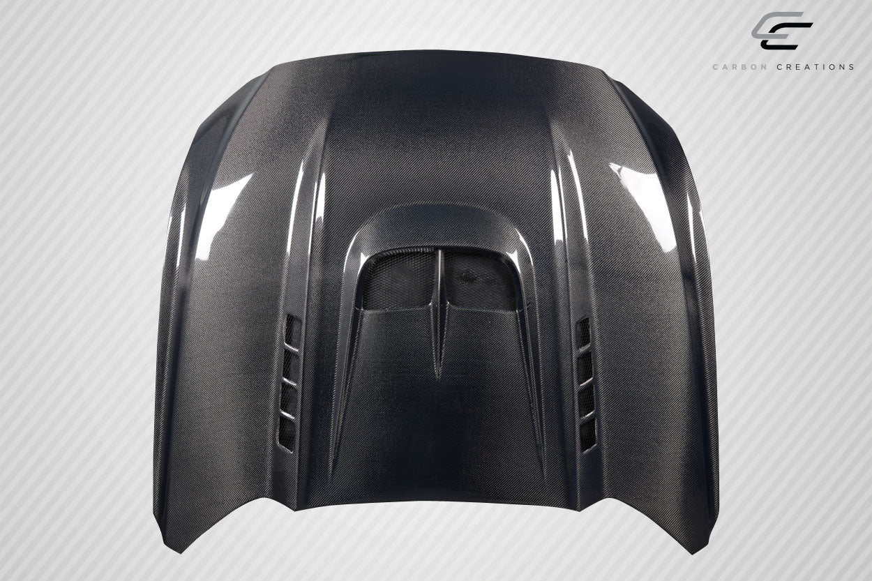 2015-2017 Ford Mustang Carbon Creations Kryptonic Hood - 1 Piece