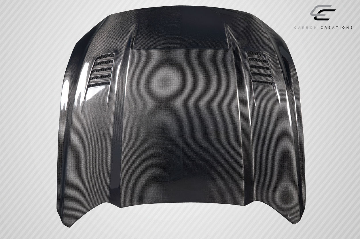 2015-2017 Ford Mustang Carbon Creations R Spec Hood - 1 Piece