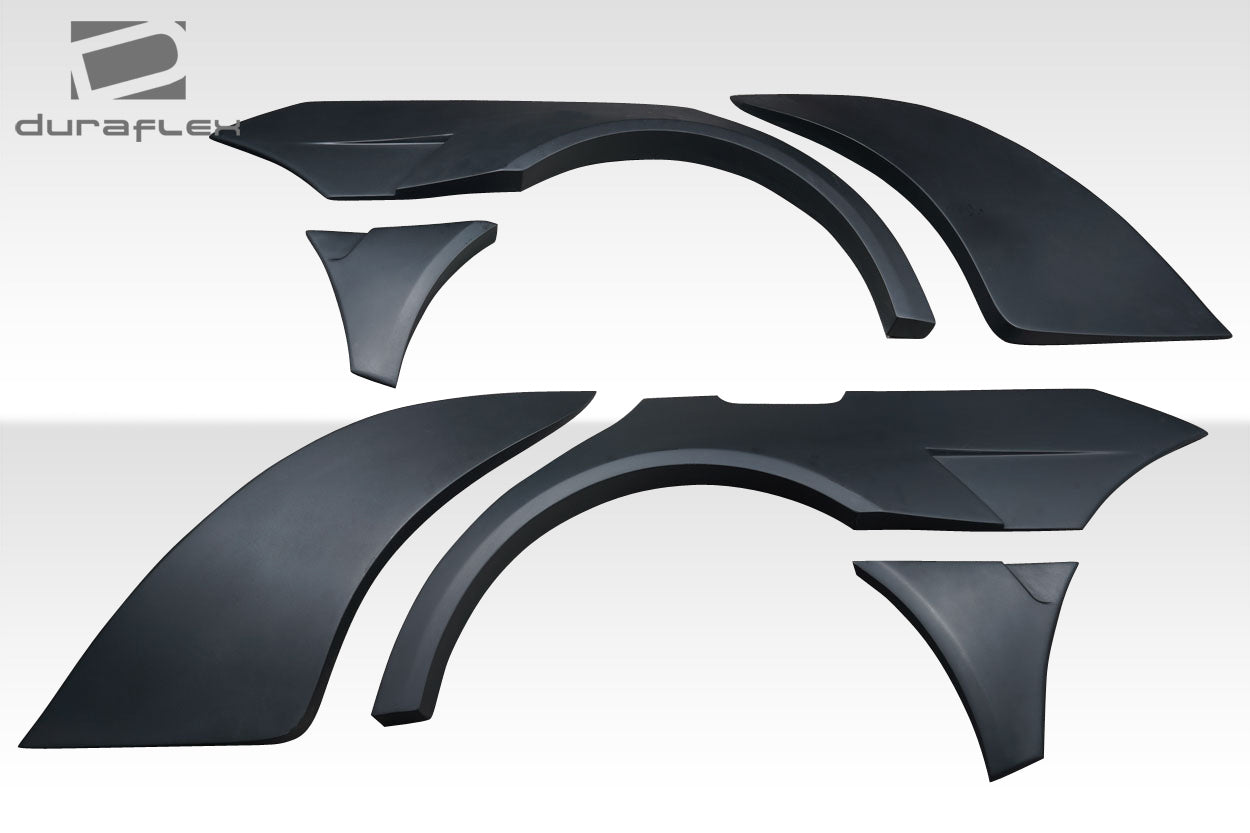 2013-2020 Lexus GS Series G200 GS300 GS350 GS450 GS450H Duraflex AM Design Wide Body Rear Fender Flares - 6 Piece