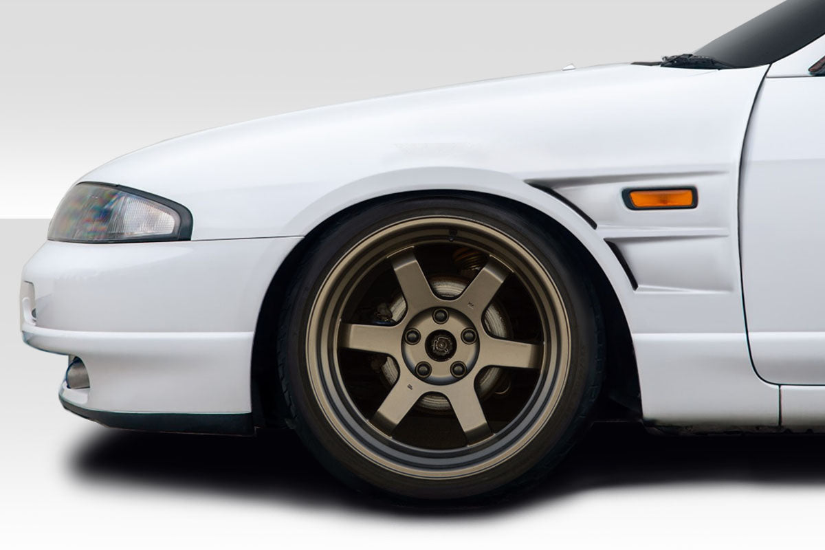 1997-1998 Nissan 240SX S14 Duraflex M-1 Sport Front Fenders (+30mm)  - 2 Piece