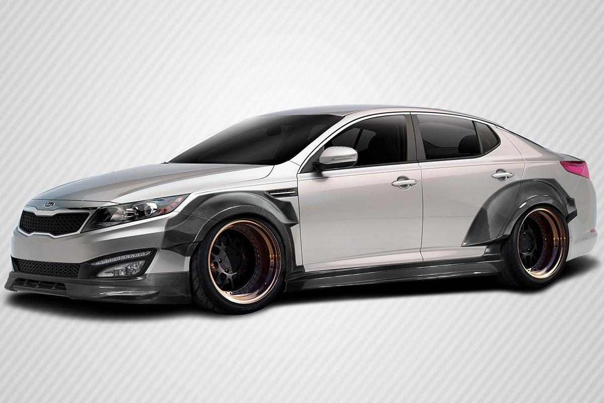 2011-2013 Kia Optima Carbon Creations CPR Body Kit - 13 Piece - Includes 116098 CPR Front Lip, 116247 CPR Side Skirts,, 11...