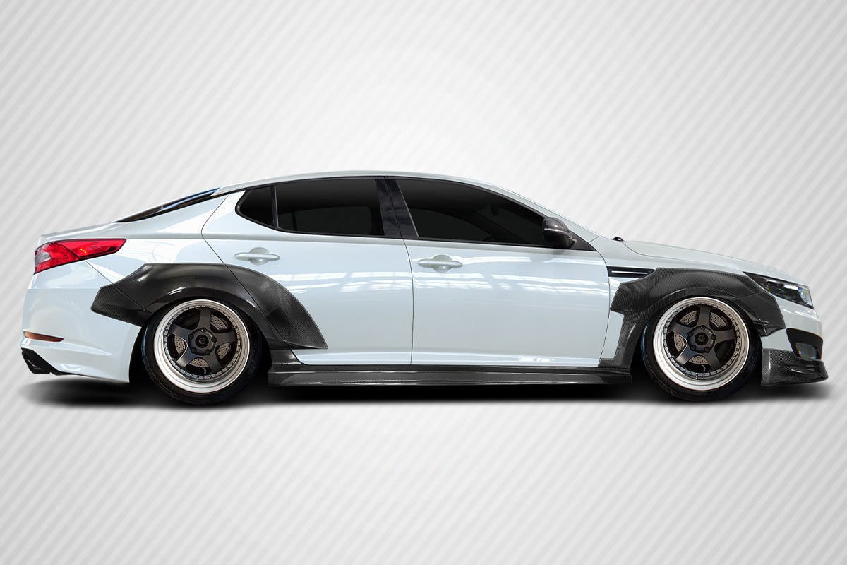 2011-2013 Kia Optima Carbon Creations CPR Body Kit - 13 Piece - Includes 116098 CPR Front Lip, 116247 CPR Side Skirts,, 11...