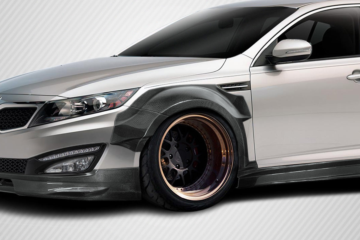2011-2013 Kia Optima Carbon Creations CPR Body Kit - 13 Piece - Includes 116098 CPR Front Lip, 116247 CPR Side Skirts,, 11...
