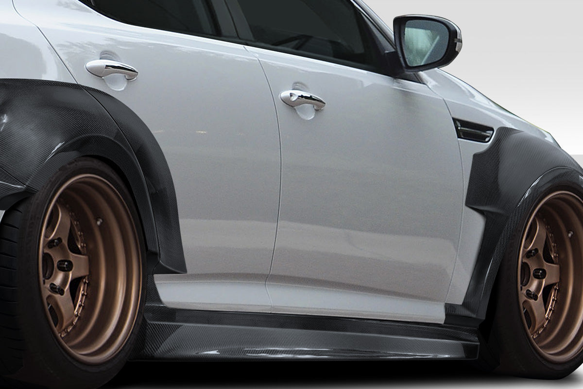 2011-2013 Kia Optima Carbon Creations CPR Body Kit - 14 Piece - Includes 116098 CPR Front Lip, 116247 CPR Side Skirts,, 11...