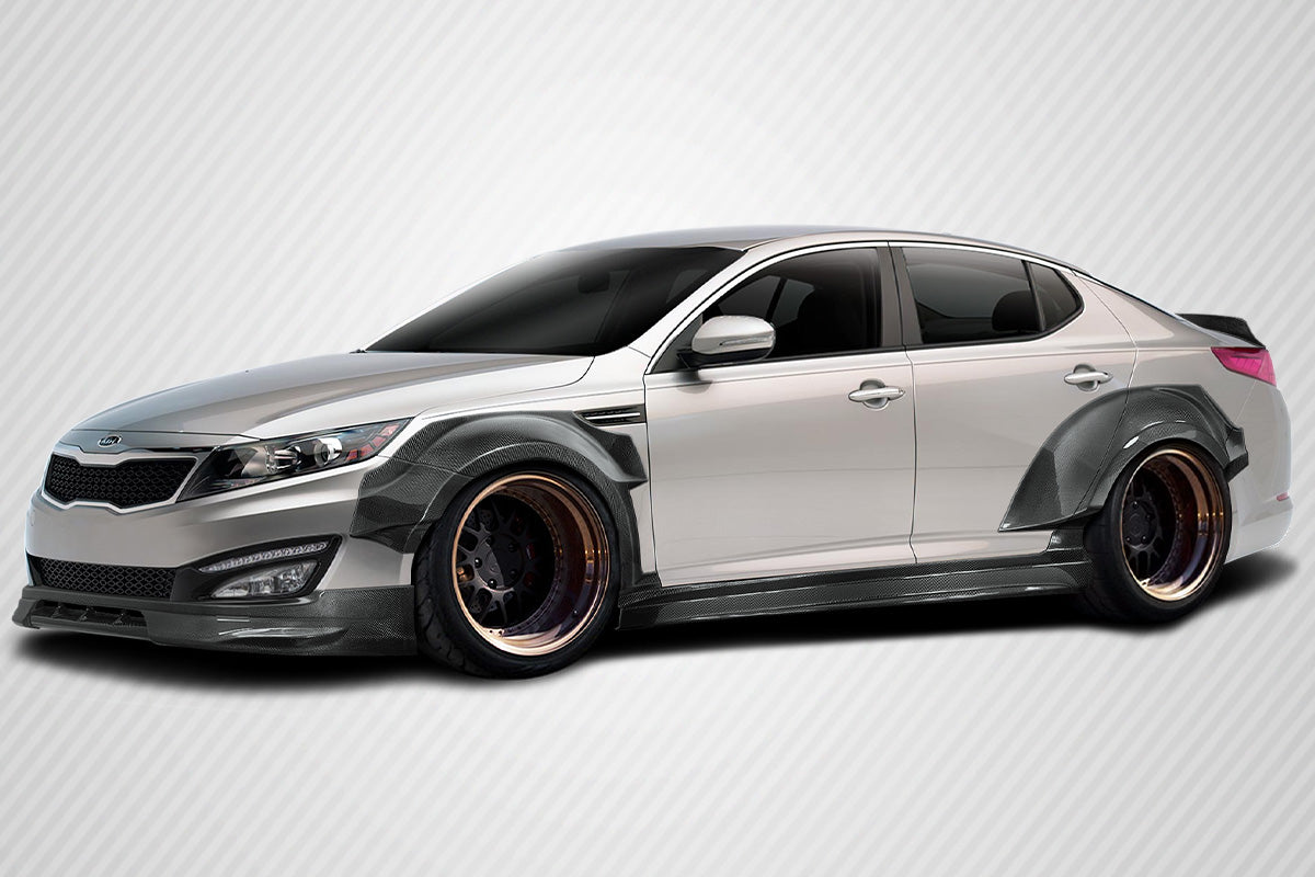 2011-2013 Kia Optima Carbon Creations CPR Body Kit - 14 Piece - Includes 116098 CPR Front Lip, 116247 CPR Side Skirts,, 11...