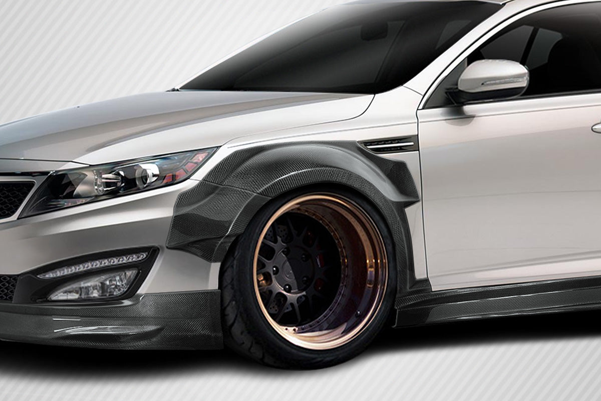 2011-2013 Kia Optima Carbon Creations CPR Body Kit - 14 Piece - Includes 116098 CPR Front Lip, 116247 CPR Side Skirts,, 11...