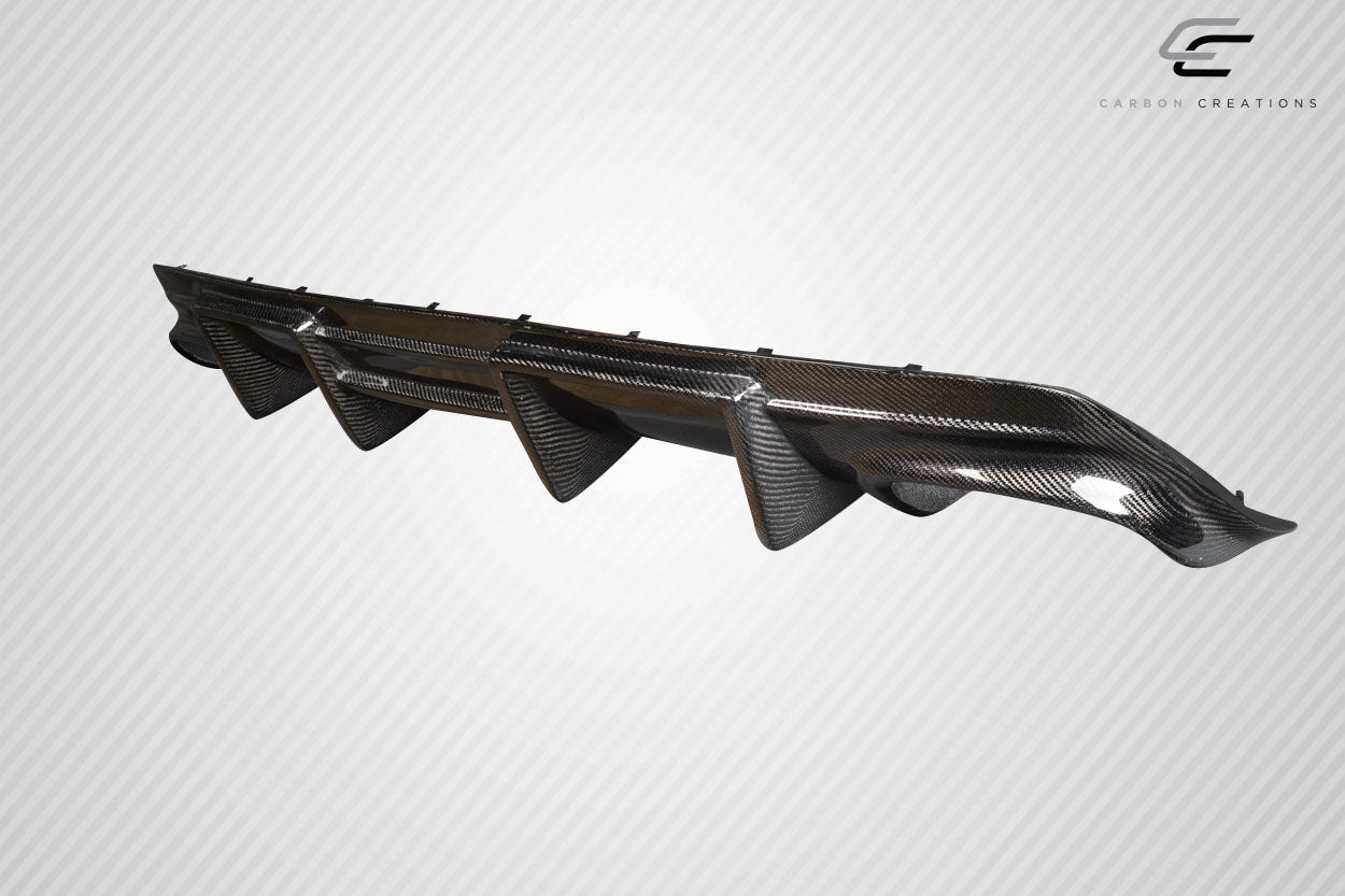 2014-2016 Mercedes CLA Class Carbon Creations Zex Rear Diffuser - 1 Piece