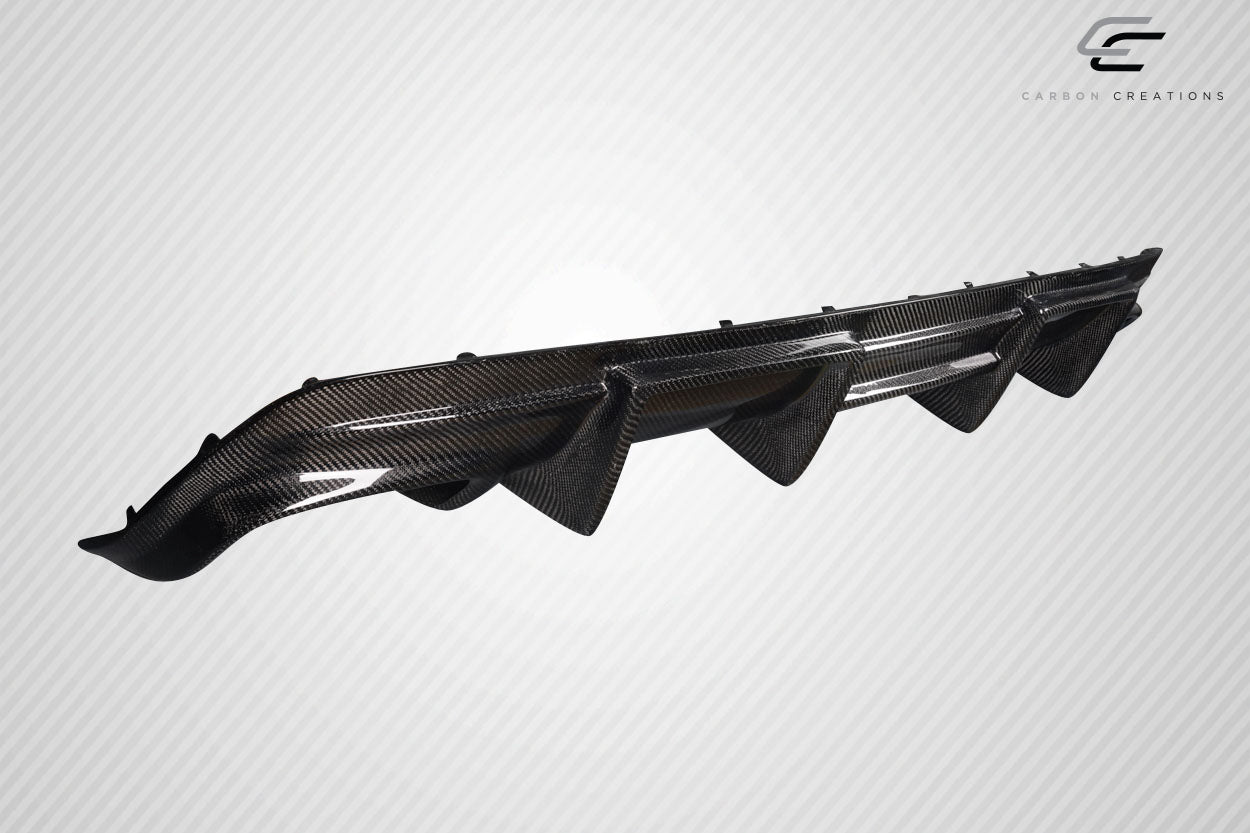 2014-2016 Mercedes CLA Class Carbon Creations Zex Rear Diffuser - 1 Piece