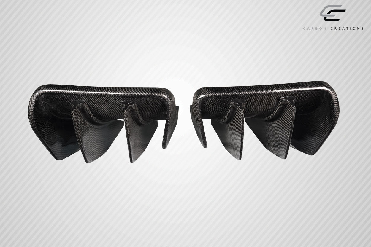2014-2019 Chevrolet Corvette C7 Carbon Creations GTR Rear Diffuser - 2 Pieces