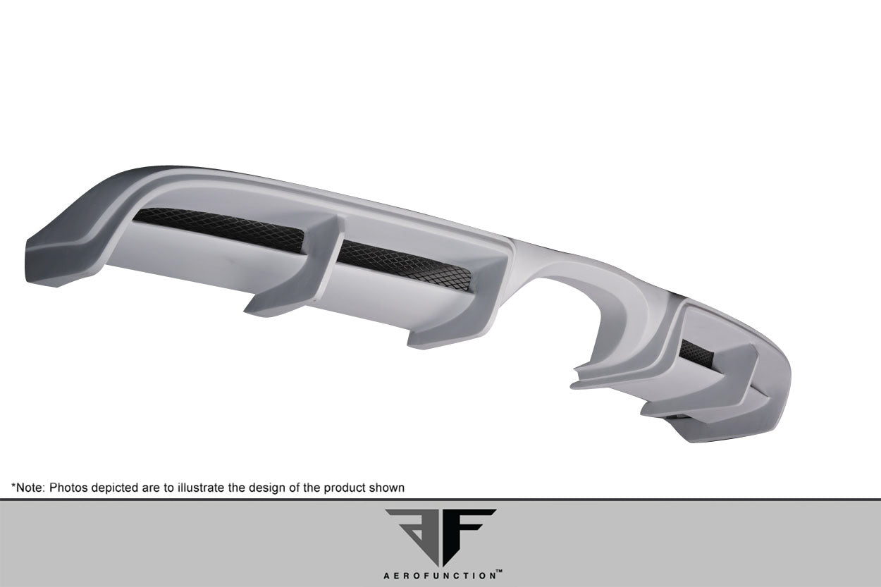 2013-2016 Porsche Cayman GT4 981 AF-1 Rear Diffuser ( GFK ) - 1 Piece