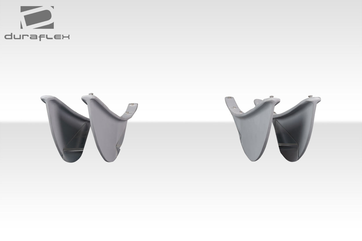 2005-2009 Ferrari F430 AF-1 Rear Diffuser Fins (GFK) - 4 Piece