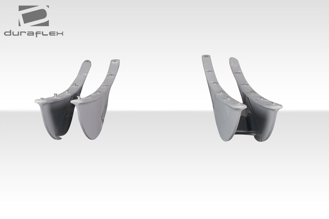 2005-2009 Ferrari F430 AF-1 Rear Diffuser Fins (GFK) - 4 Piece