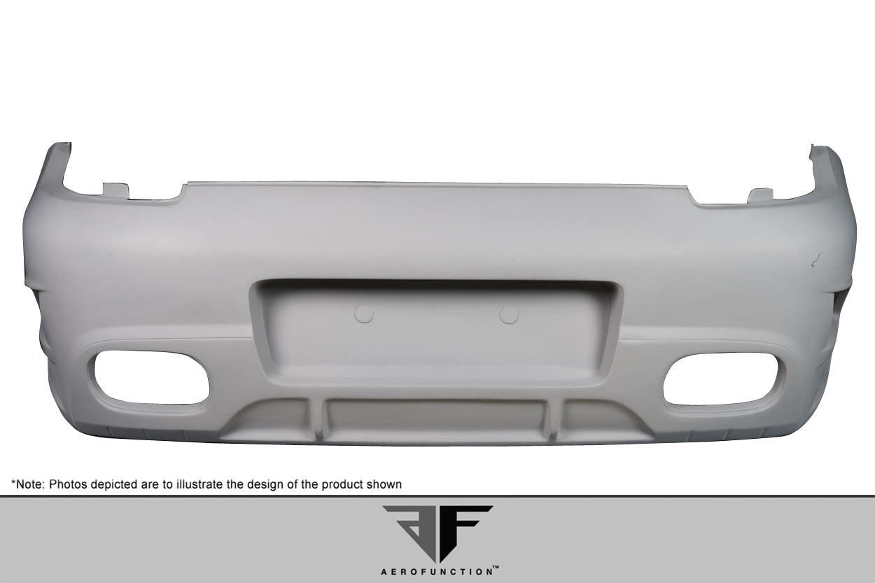 2009-2011 Porsche 911 Carrera 997 AF-1 Rear Bumper (GFK) - 1 Piece (S)