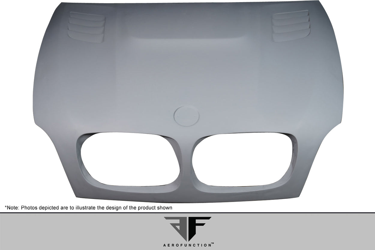 2008-2014 BMW X6M E71 E72 AF-1 Hood (GFK) - 1 Piece (S)