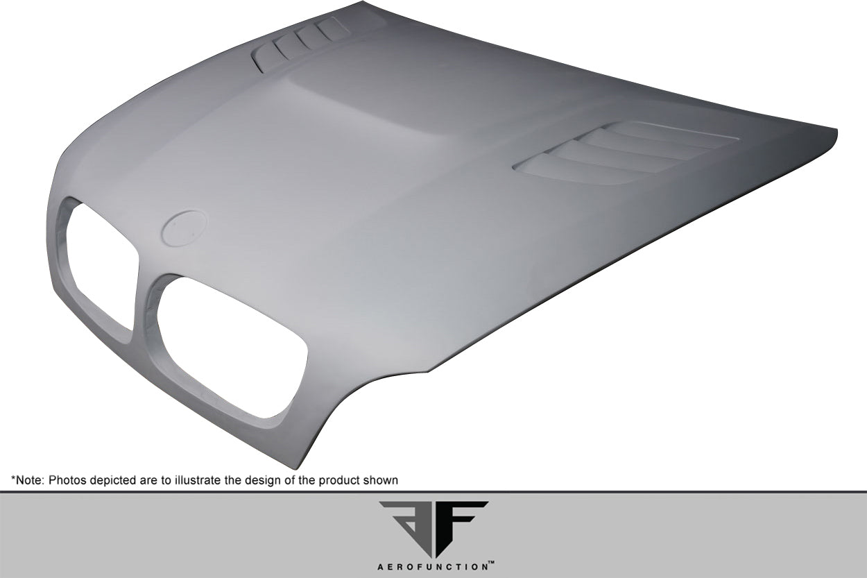 2008-2014 BMW X6M E71 E72 AF-1 Hood (GFK) - 1 Piece (S)