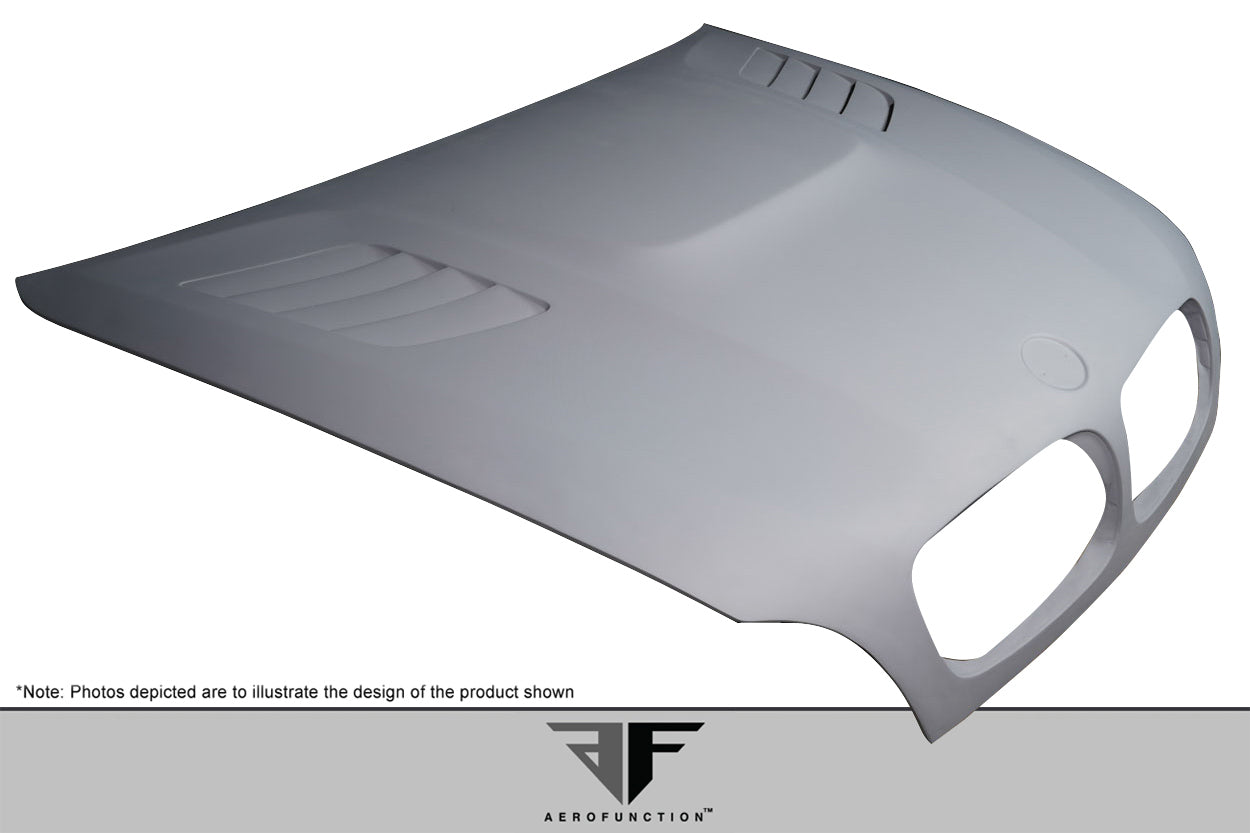 2008-2014 BMW X6M E71 E72 AF-1 Hood (GFK) - 1 Piece