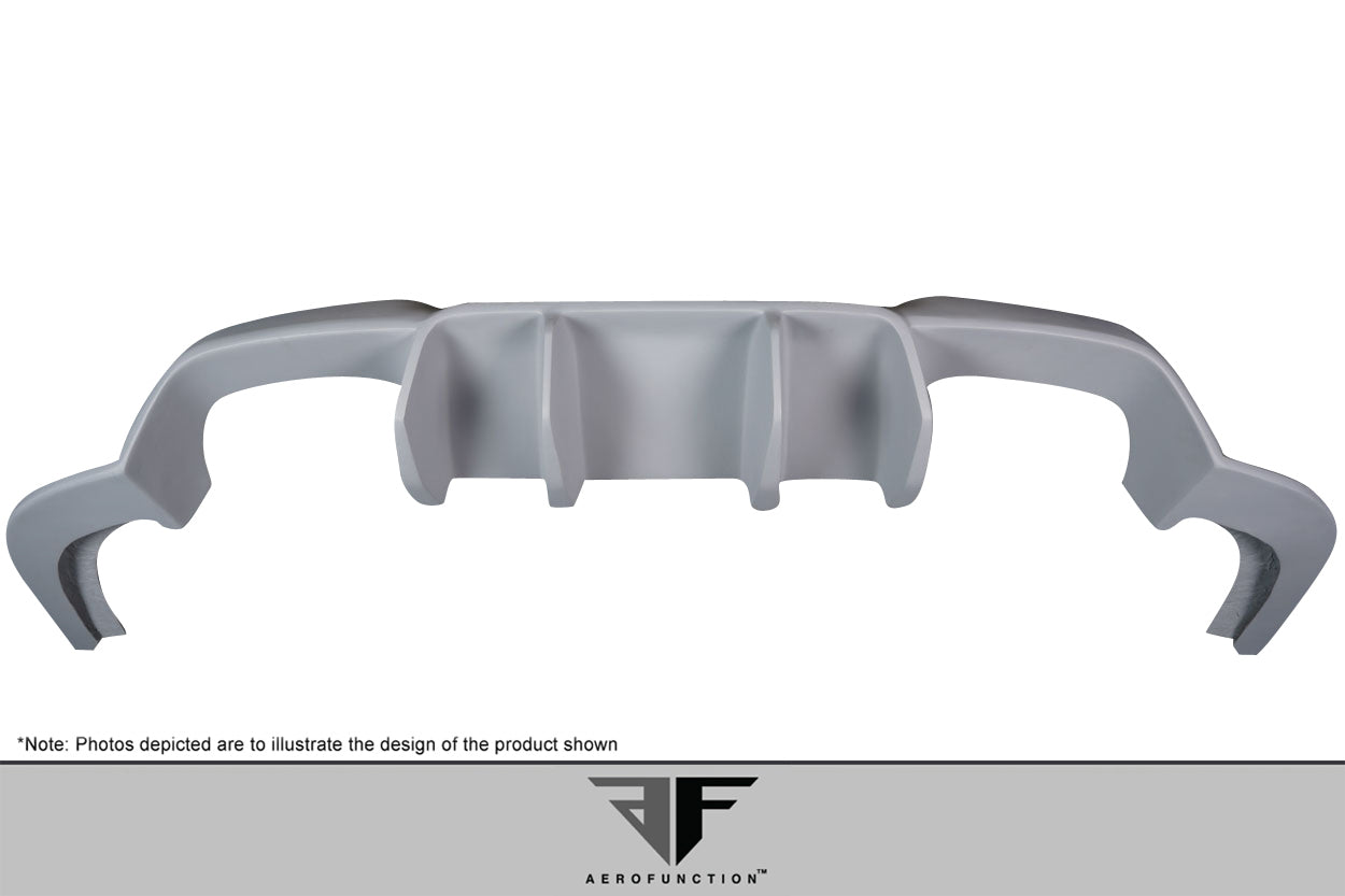 2016-2021 BMW M2 F87 AF-1 Rear Diffuser (GFK) - 1 Piece (S)