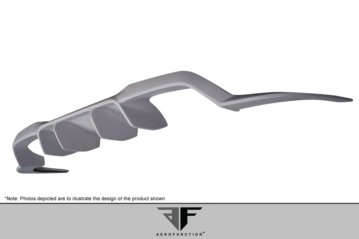 2016-2021 BMW M2 F87 AF-1 Rear Diffuser (GFK) - 1 Piece (S)