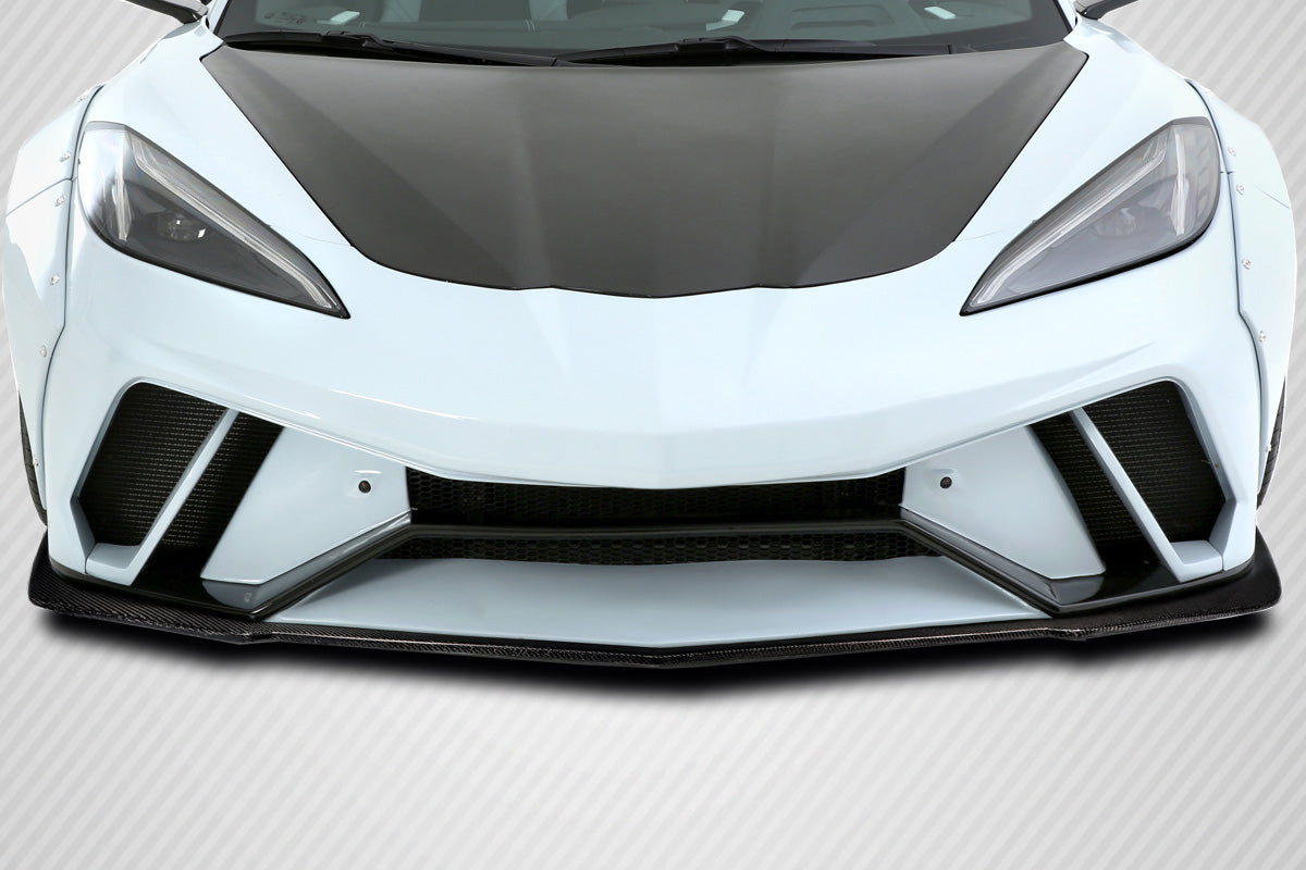 2020-2025 Chevrolet Corvette C8 Carbon Creations Gran Veloce Front Lip Spoiler Air Dam - 1 Piece