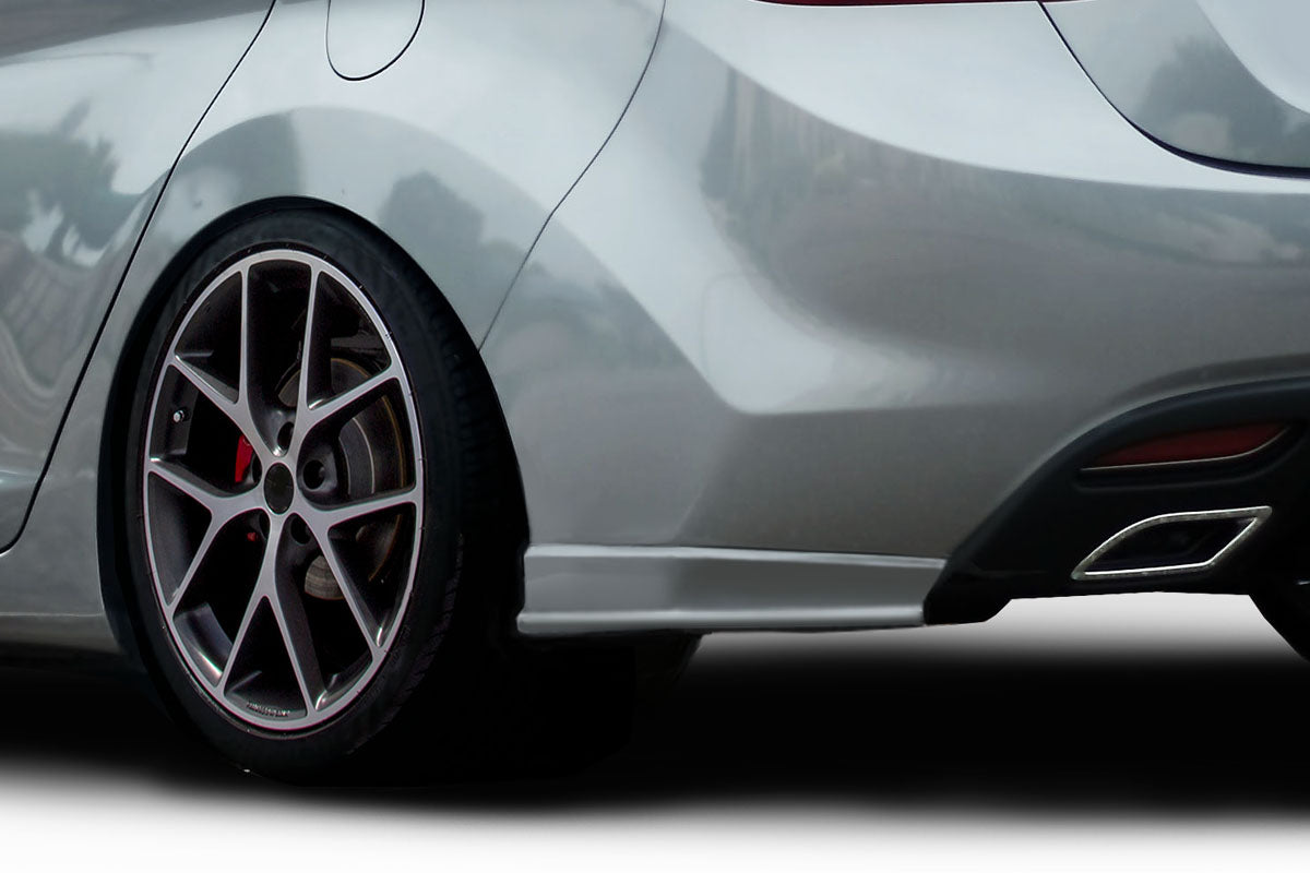 2011-2013 Hyundai Elantra Duraflex SQR Rear Spats - 2 Piece (S)