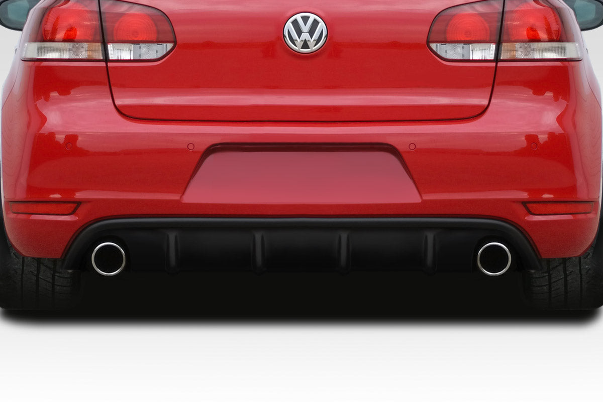 2010-2014 Volkswagen Golf GTI Duraflex Krone Rear Diffuser - 1 Piece (S)