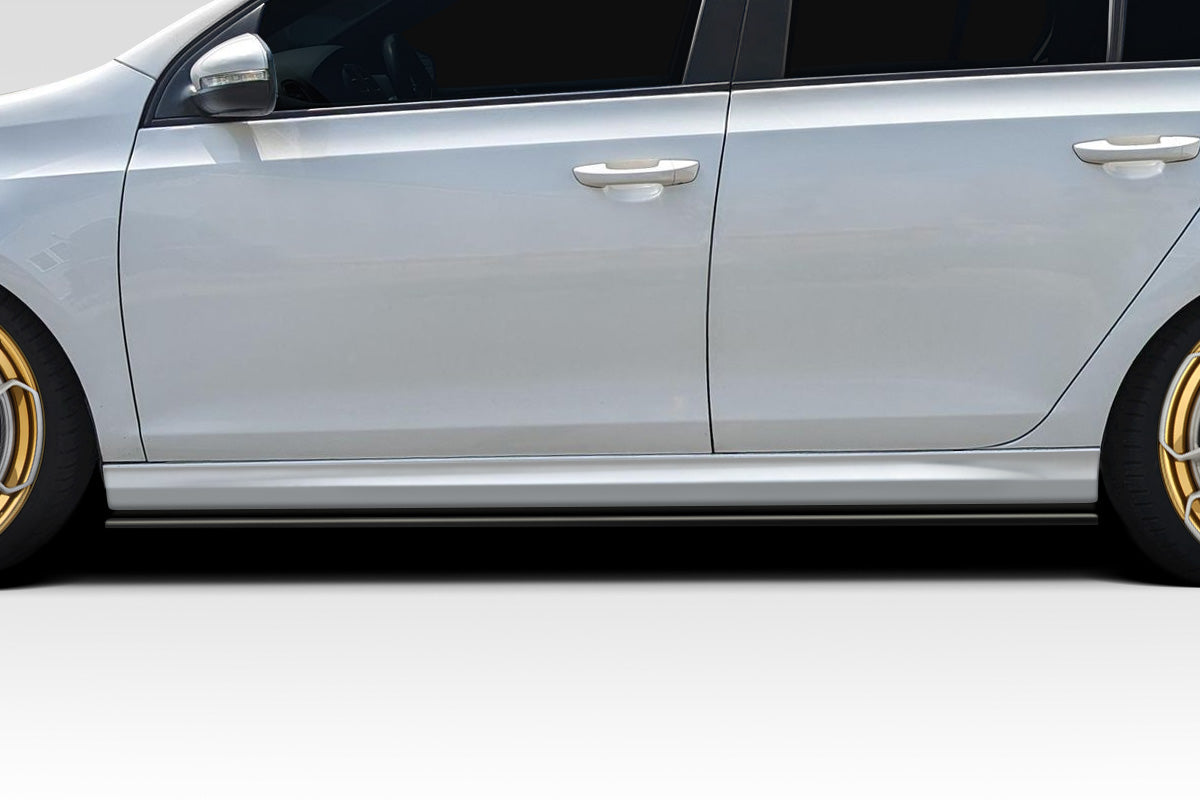 2010-2014 Volkswagen Golf GTI Duraflex R400 Look Side Skirt Rocker Panel Splitters - 2 Pieces (S)