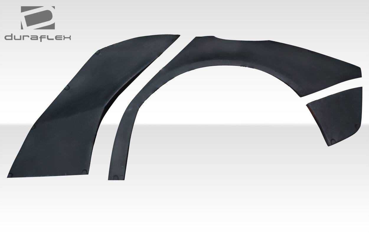 2014-2015 Mercedes CLA Class C117 CLA45 Duraflex Facta Rear Fender Flares - 6 Piece