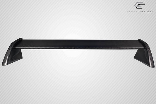 2010-2013 Kia Forte Carbon Creations Soya Rear Wing Spoiler - 3 Pieces