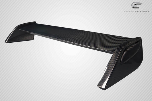 2010-2013 Kia Forte Carbon Creations Soya Rear Wing Spoiler - 3 Pieces