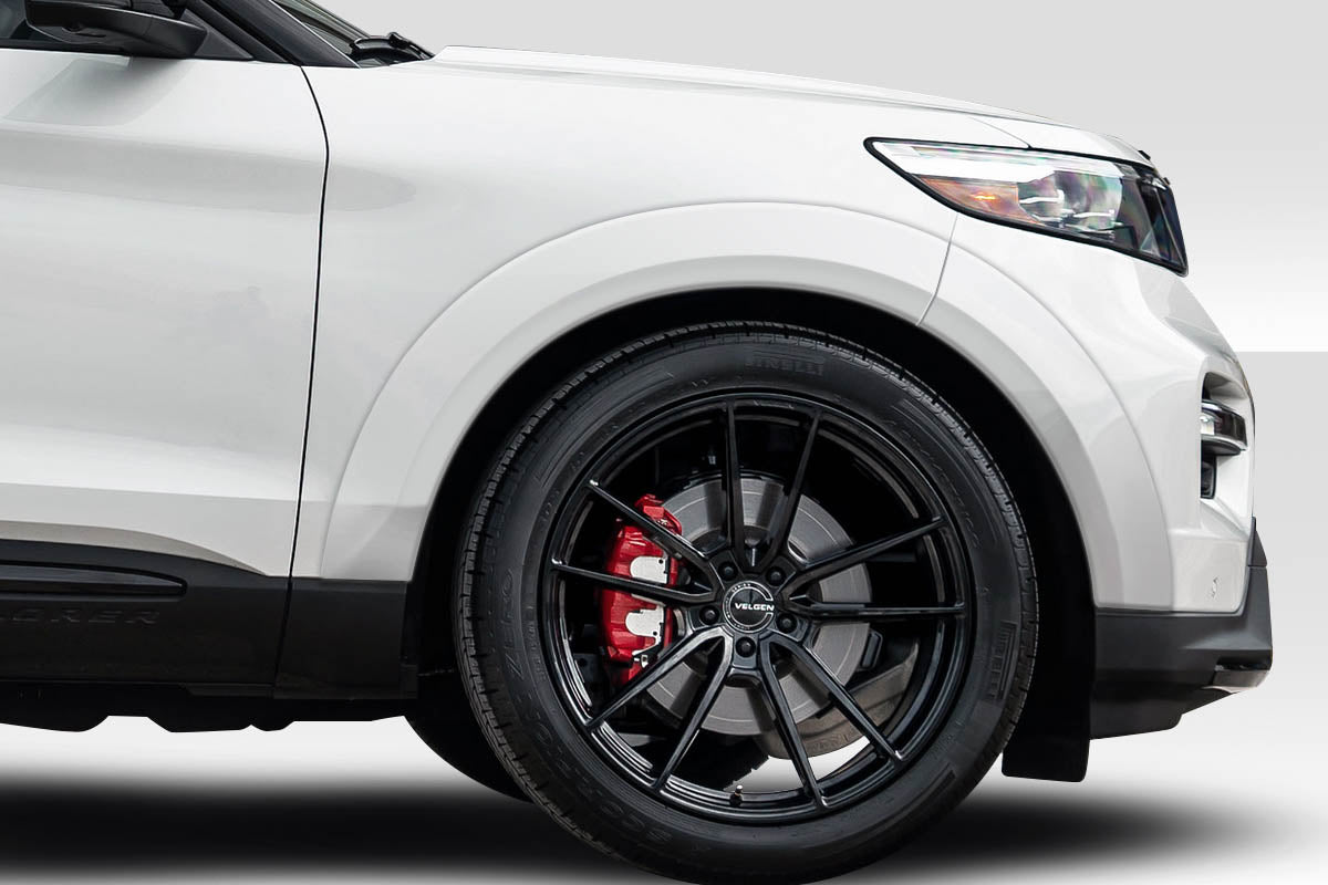 2020-2025 Ford Explorer Duraflex Warder Front Fender Flares - 4 Piece