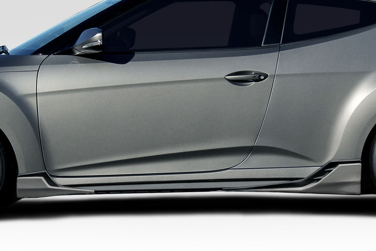 2012-2017 Hyundai Veloster Turbo Duraflex Minda Side Skirt Rocker Panel Splitters - 4 Pieces (S)