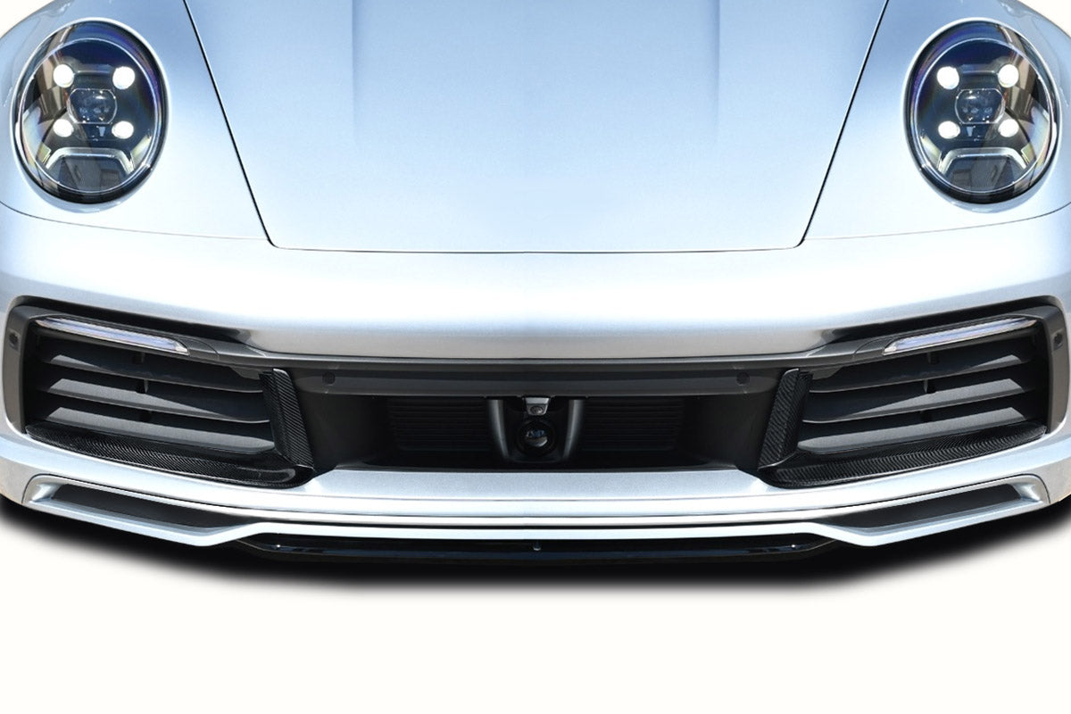 2020-2022 Porsche Carrera 911 992 Carbon Creations Phoenix Front Bumper Air Guide - 2 Pieces (S)