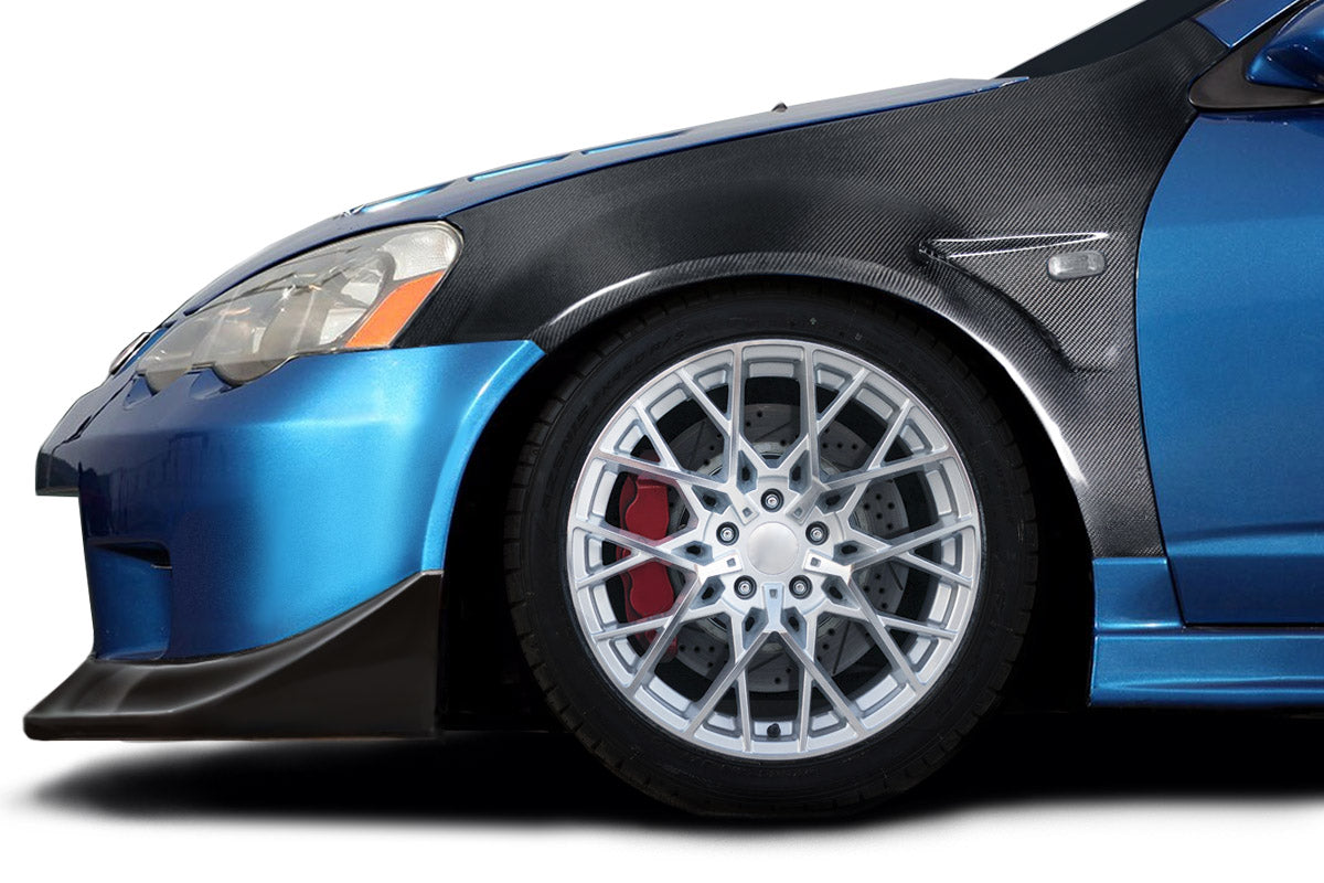 2002-2006 Acura RSX Carbon Creations Apex Front Fenders - 2 Pieces ( +15MM )