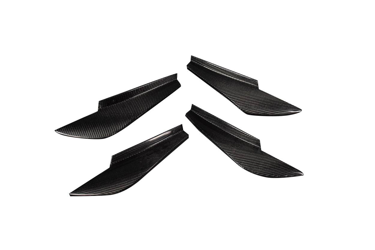 2022-2025 Toyota GR86 / Subaru BRZ Carbon Creations GT Competition Rear Bumper Canards - 4 Pieces