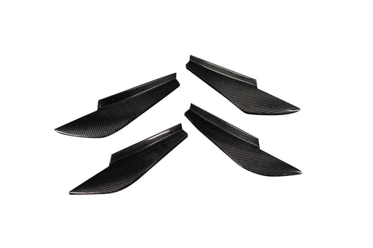 2022-2023 Toyota GR86 / Subaru BRZ Carbon Creations GT Competition Rear Bumper Canards - 4 Pieces