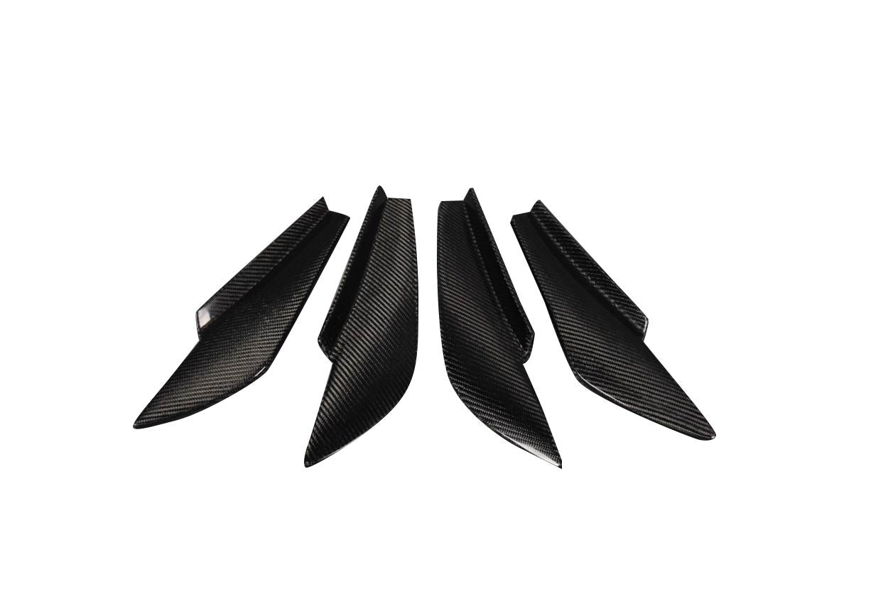 2022-2023 Toyota GR86 / Subaru BRZ Carbon Creations GT Competition Rear Bumper Canards - 4 Pieces