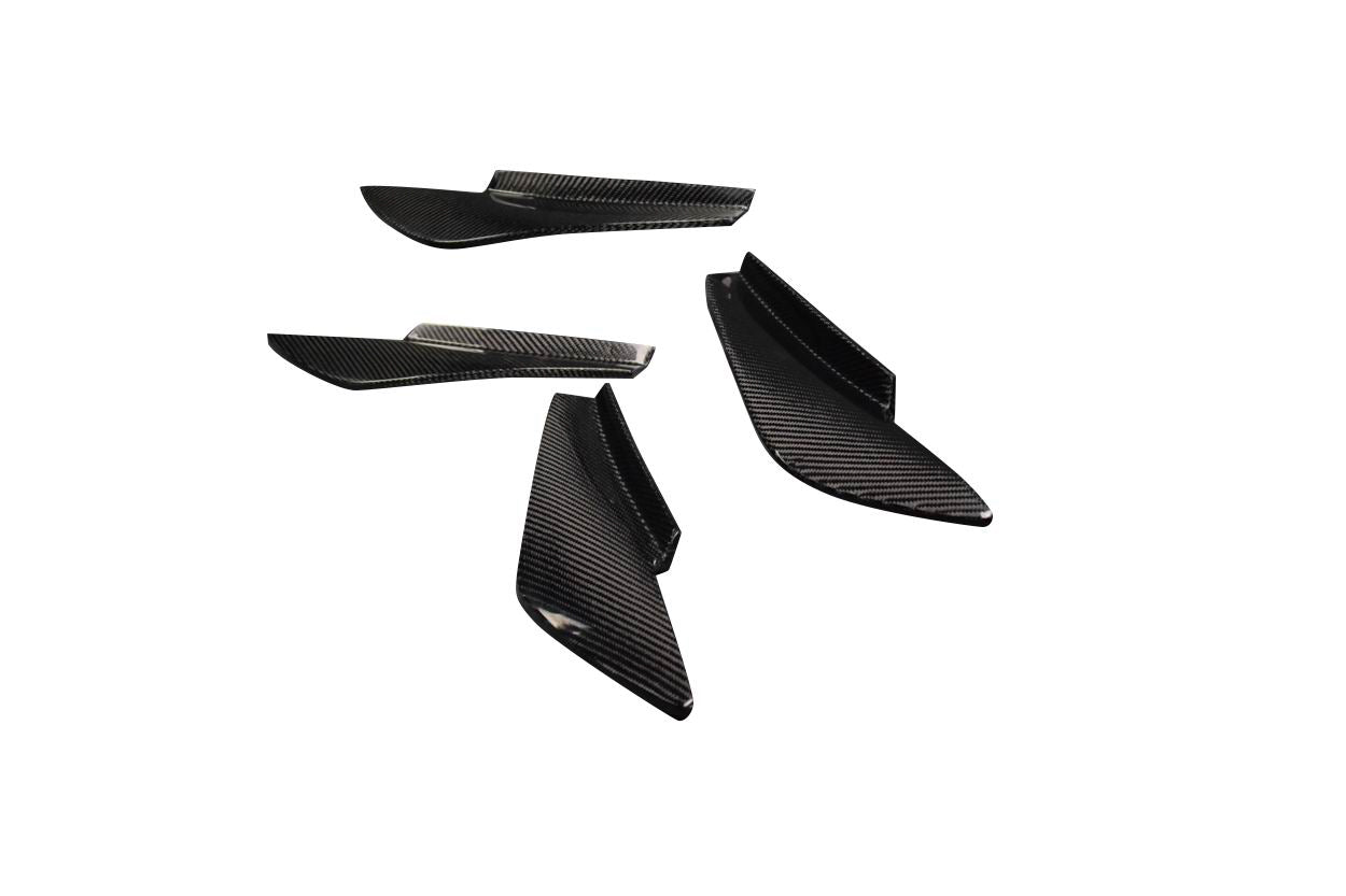 2022-2025 Toyota GR86 / Subaru BRZ Carbon Creations GT Competition Rear Bumper Canards - 4 Pieces