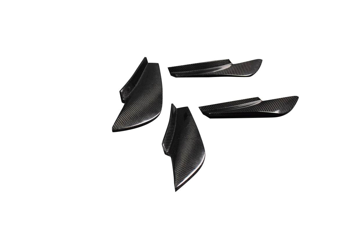 2022-2025 Toyota GR86 / Subaru BRZ Carbon Creations GT Competition Rear Bumper Canards - 4 Pieces
