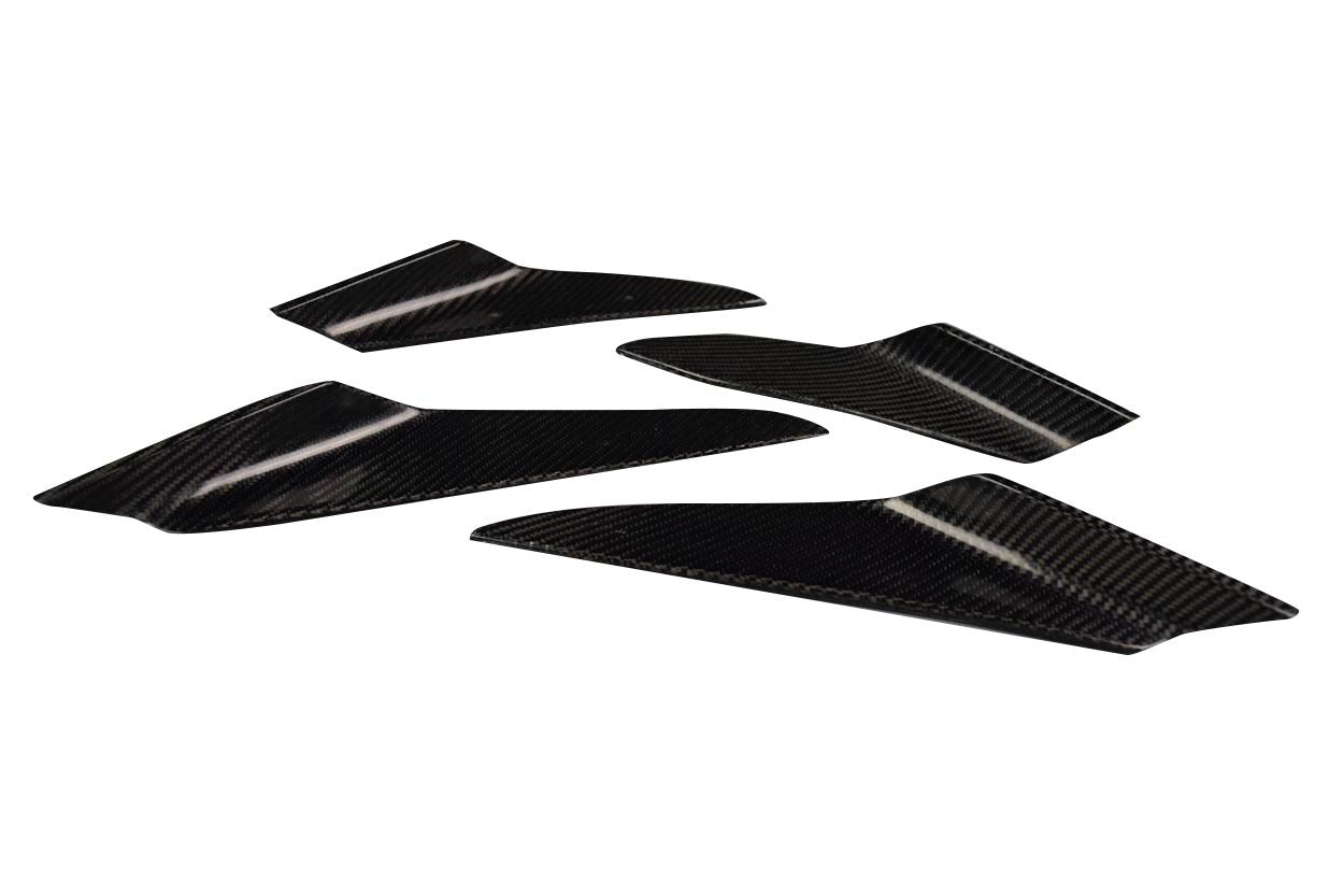 2022-2023 Toyota GR86 / Subaru BRZ Carbon Creations GT Competition Front Bumper Canards - 4 Pieces