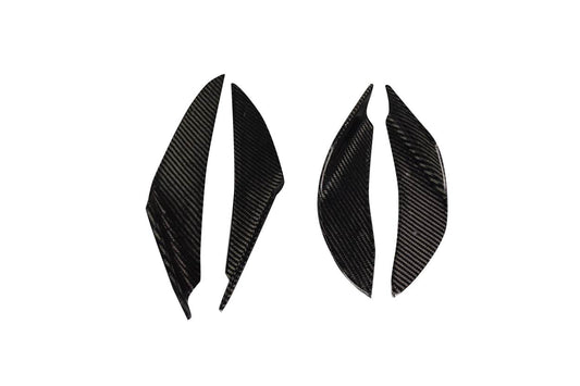 2022-2023 Toyota GR86 / Subaru BRZ Carbon Creations GT Competition Front Bumper Canards - 4 Pieces