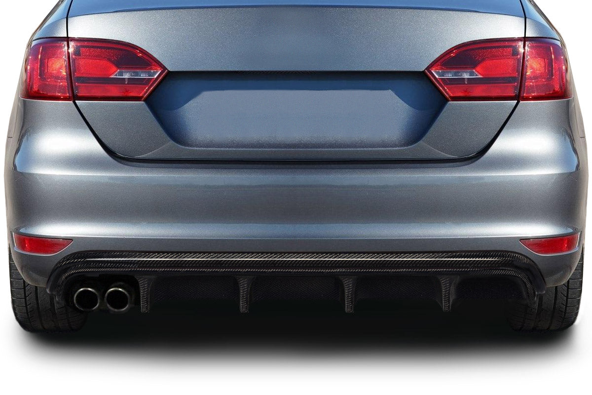 2011-2014 Volkswagen Jetta GLI Carbon Creations Circuit Rear Diffuser - 1 Piece