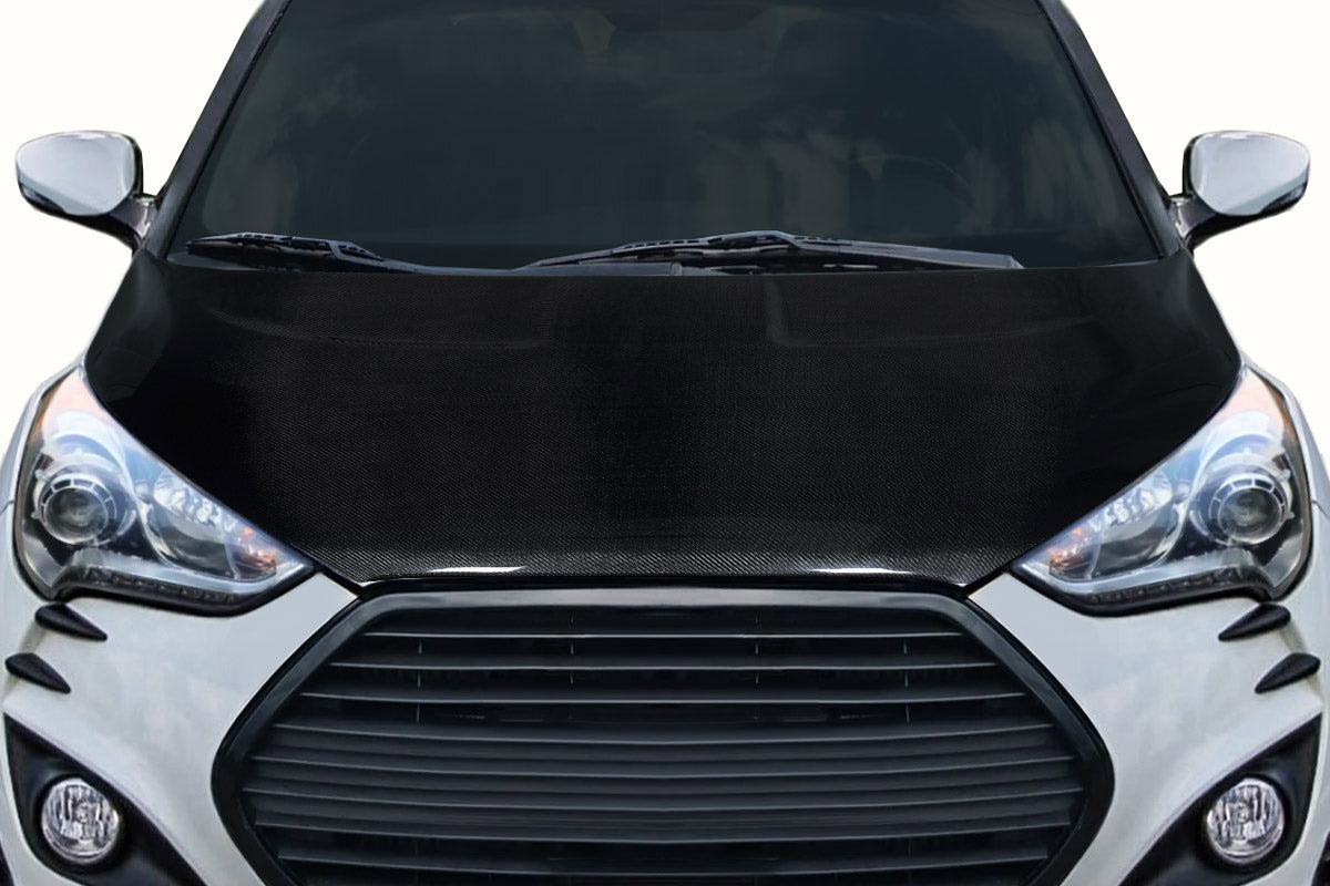 2012-2017 Hyundai Veloster Carbon Creations OEM Look Hood - 1 Piece