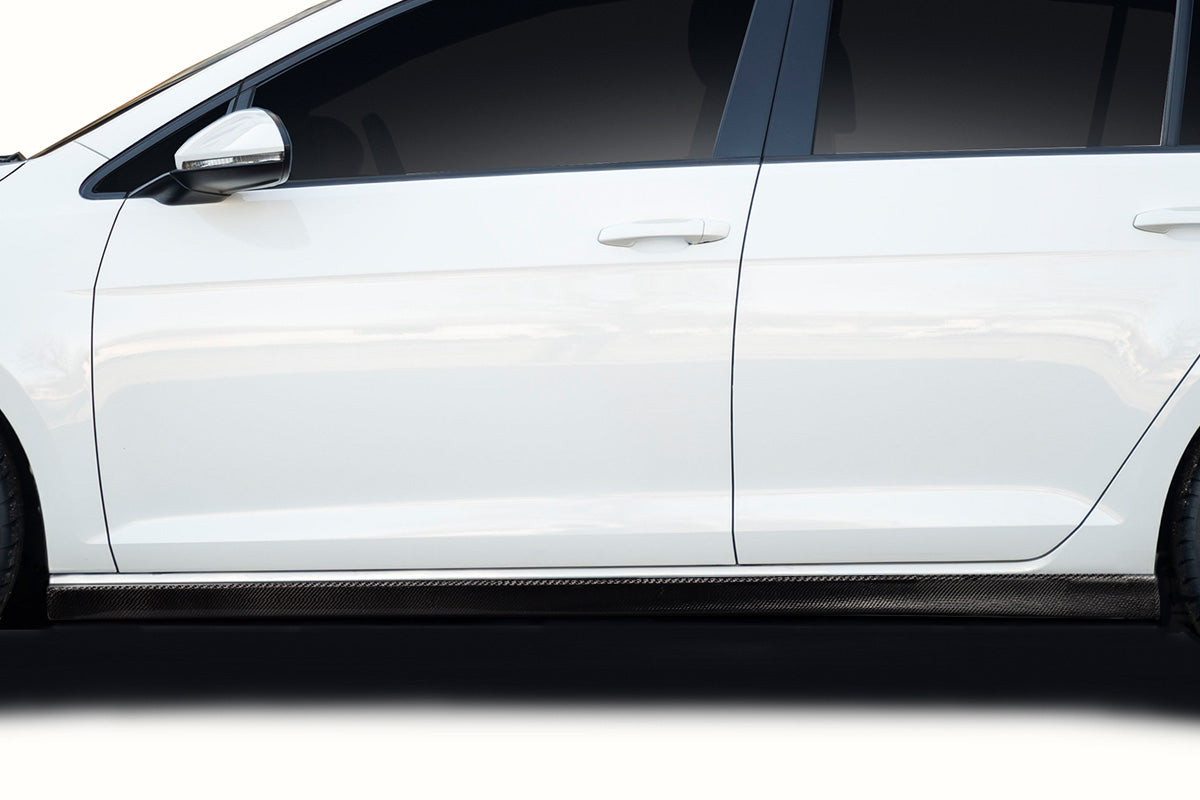 2015-2021 Volkswagen Golf / GTI Carbon Creations Silk Side Skirt Rocker Panels - 2 Pieces (s)