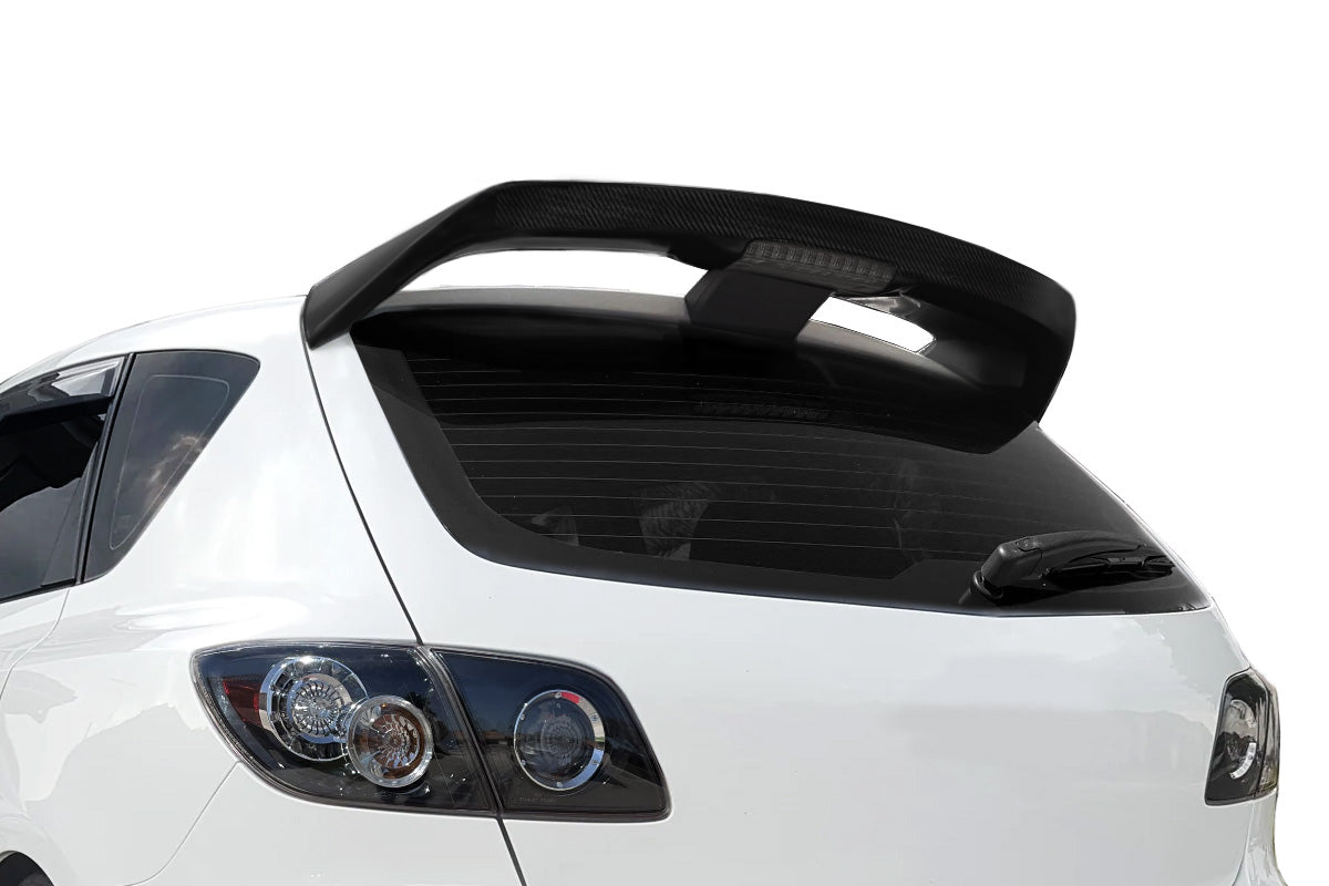 2004-2009 Mazda 3 HB Carbon Creations OEM+ Rear Wing Spoiler - 1 Piece