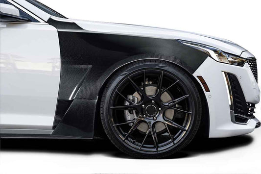 2020-2023 Cadillac CT5 Carbon Creations Impulse Front Fenders - 6 Pieces