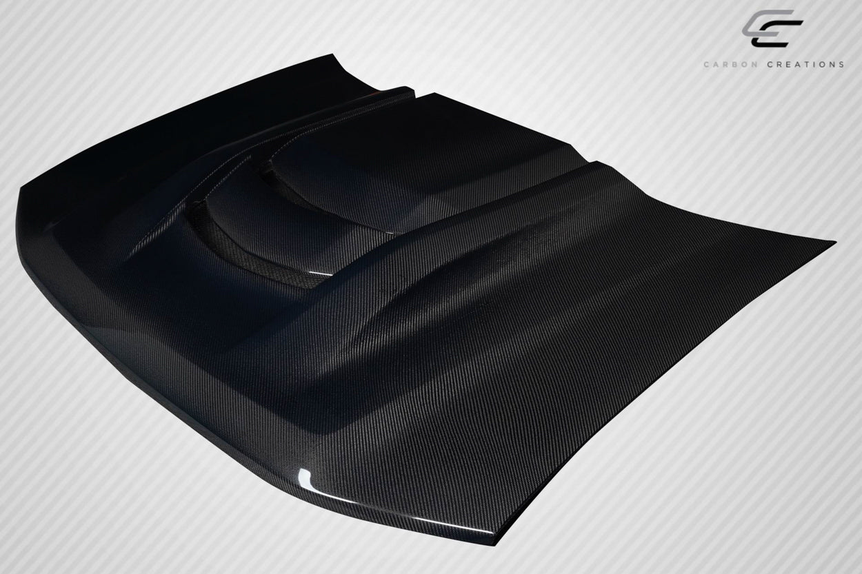 2002-2008 Chevrolet Trailblazer Carbon Creations ZR1 V2 Look Hood - 1 Piece