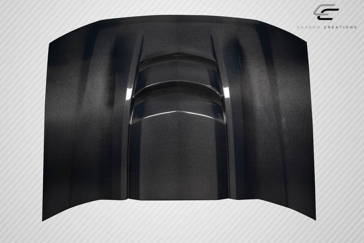 2002-2008 Chevrolet Trailblazer Carbon Creations ZR1 V2 Look Hood - 1 Piece