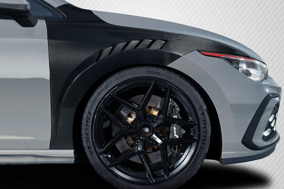 2022-2024 Volkswagen Golf / GTI Carbon Creations Victory Front Fenders - 2 Pieces