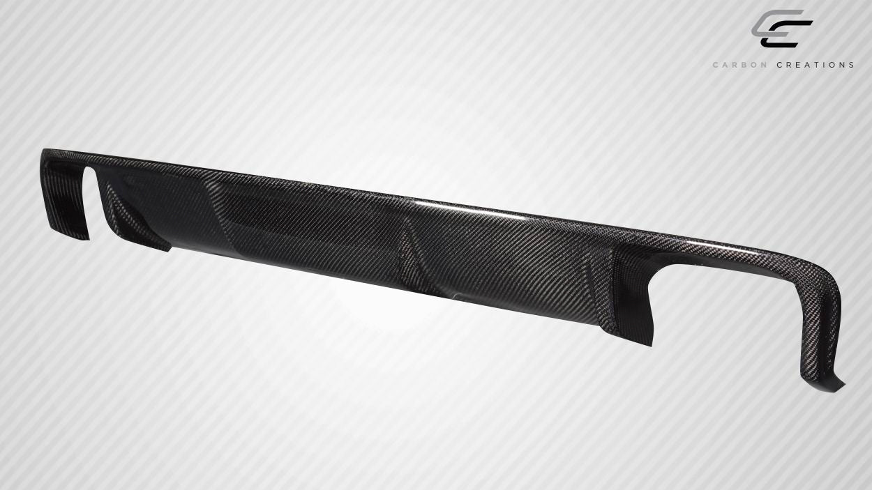 2011-2016 BMW 5 Series F10 4DR Carbon Creations Wave Rear Diffuser - 1 Piece