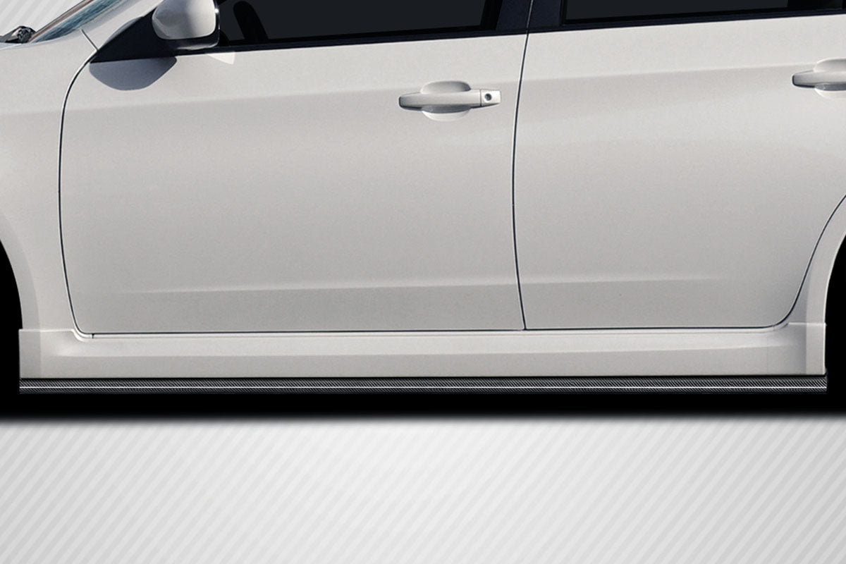 2008-2010 Subaru Impreza WRX Carbon Creations Ghost Side Skirt Rocker Panel Splitters - 2 Pieces (S)